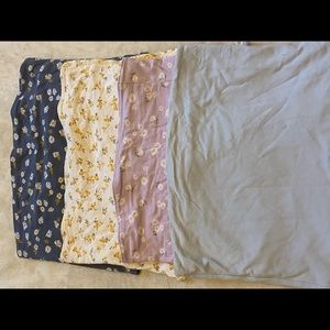 Hollister Tube Tops floral